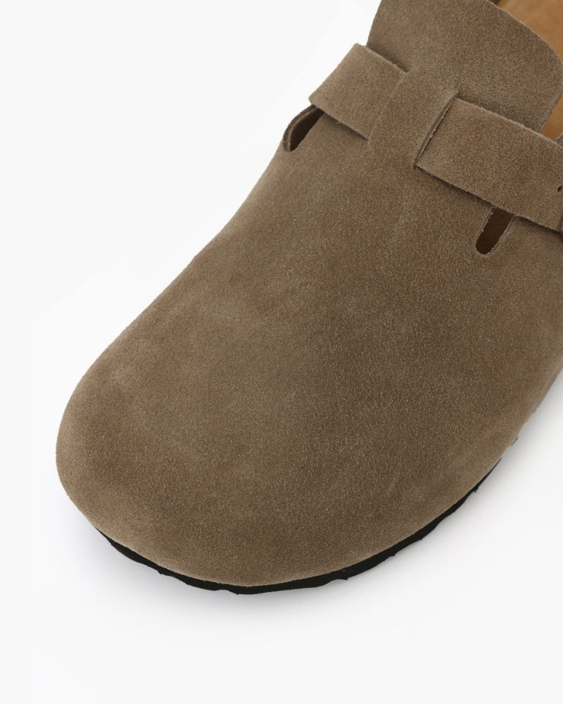 Riviera Suede Clogs