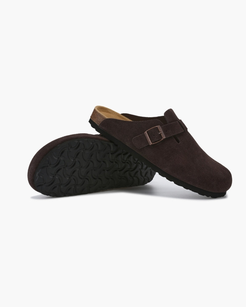 Riviera Suede Clogs