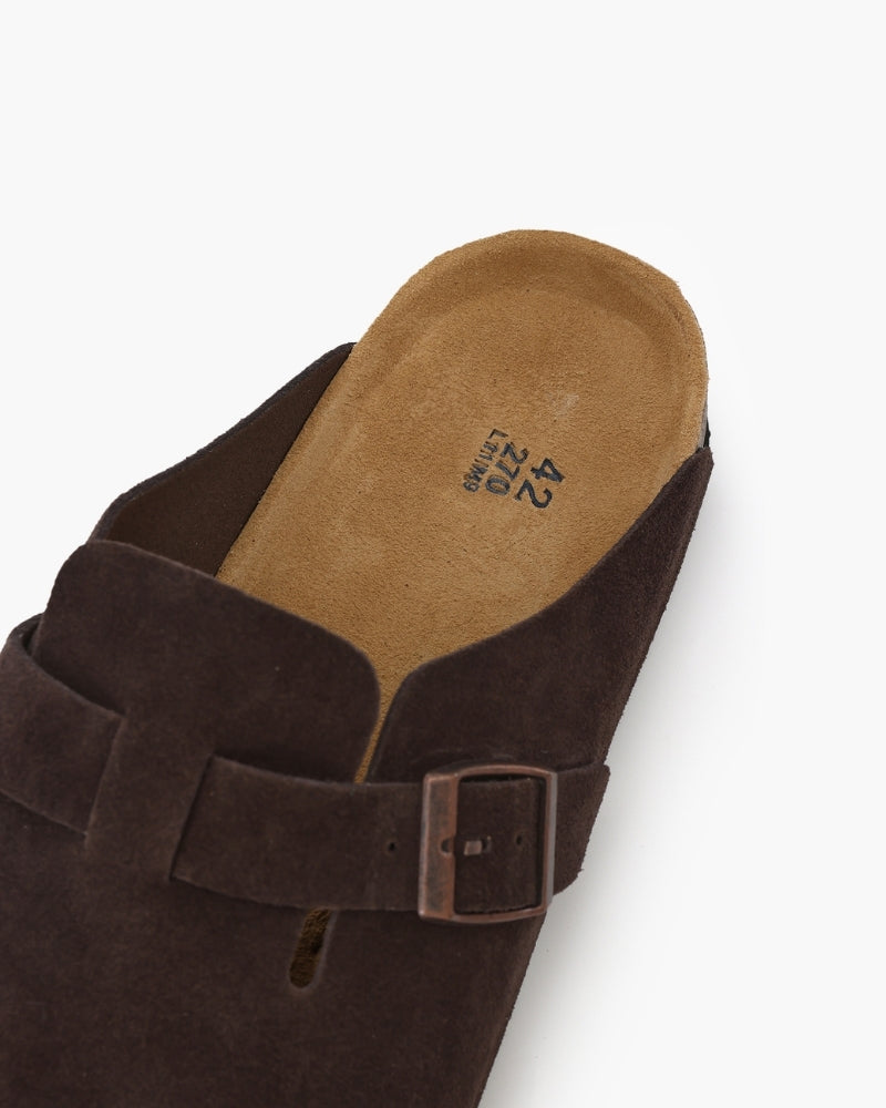 Riviera Suede Clogs