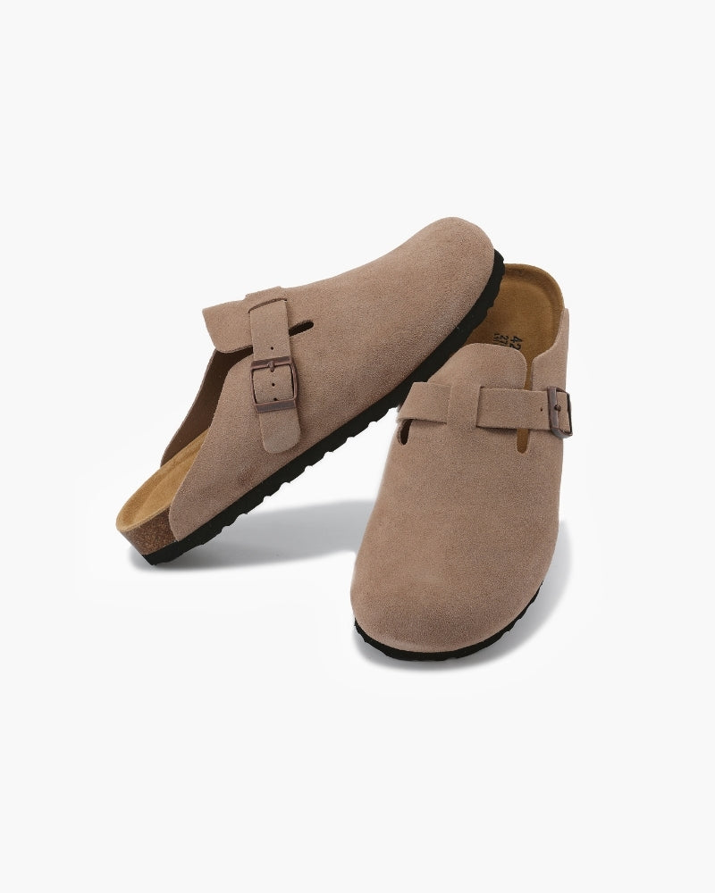 Riviera Suede Clogs
