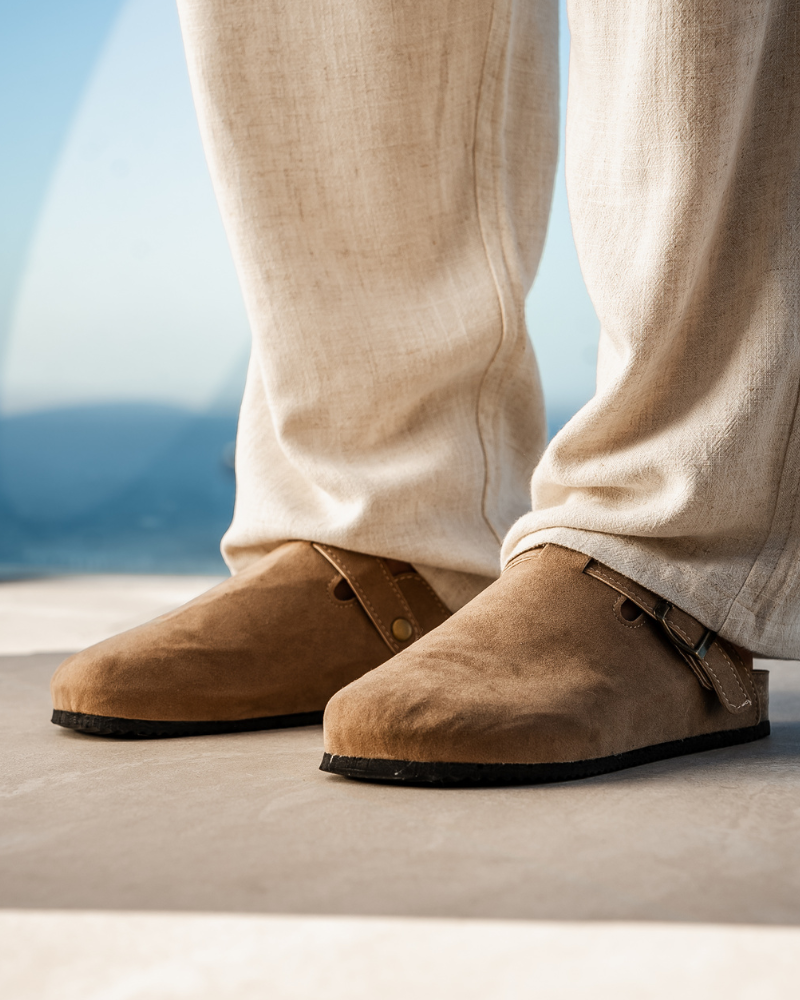 Riviera Suede Clogs