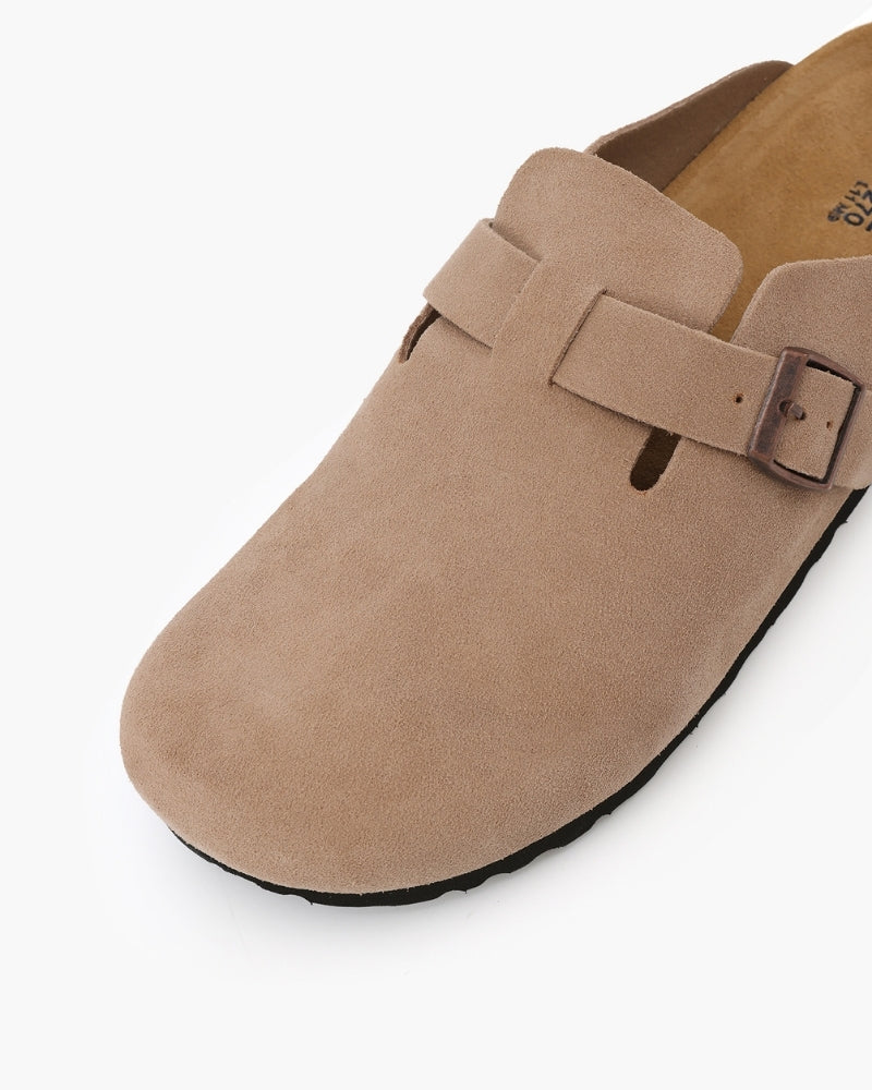 Riviera Suede Clogs
