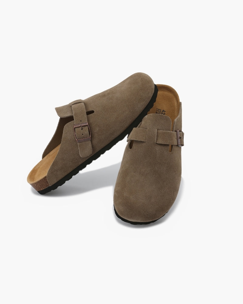 Riviera Suede Clogs