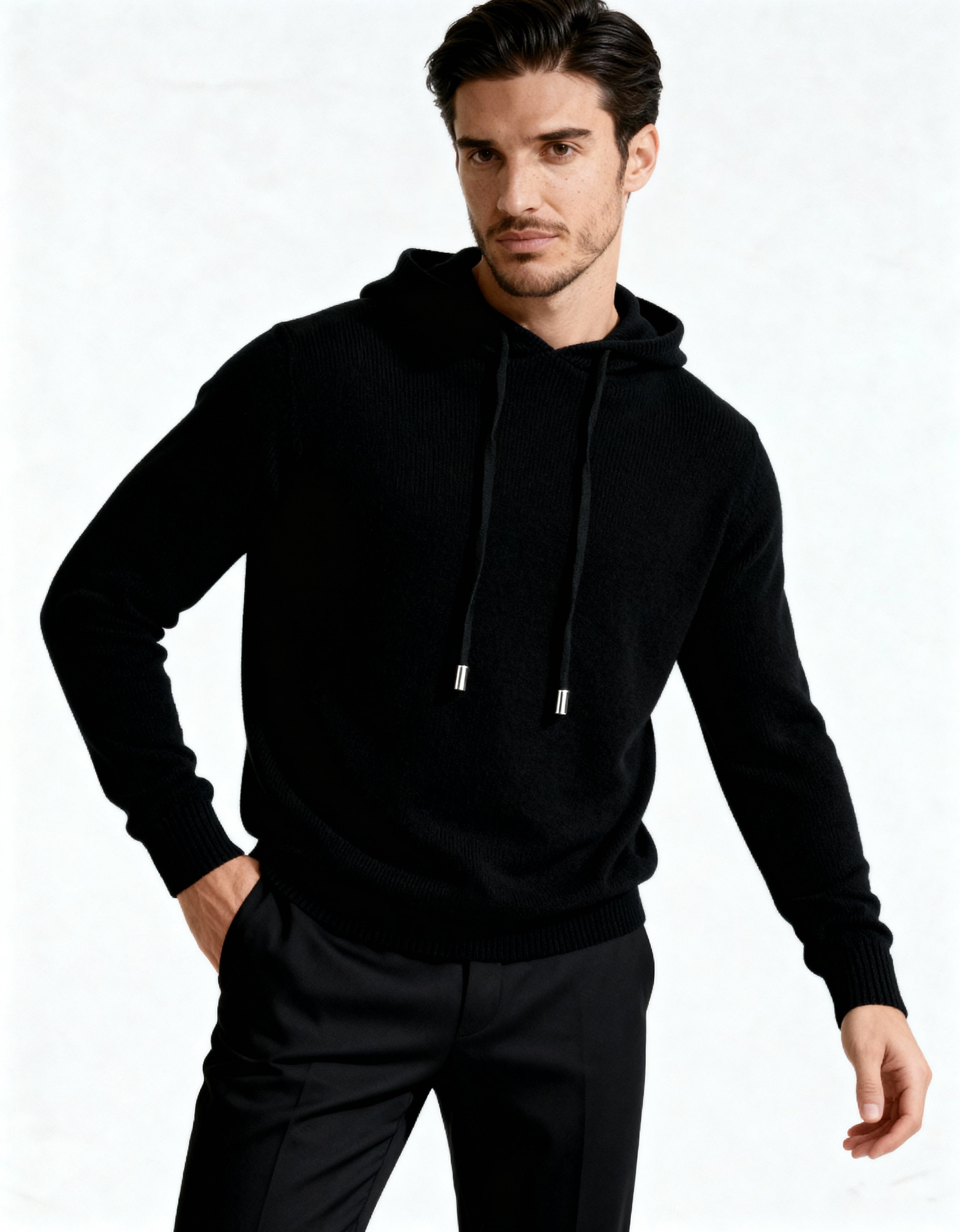 100% Cashmere Hoodie - Old Money