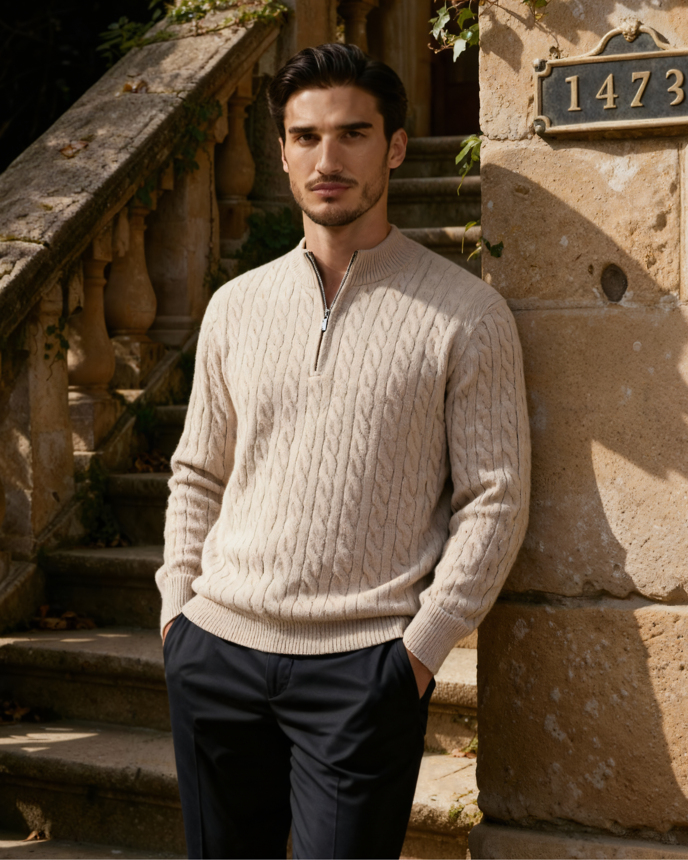 Heritage Cable Knit Half-Zip™