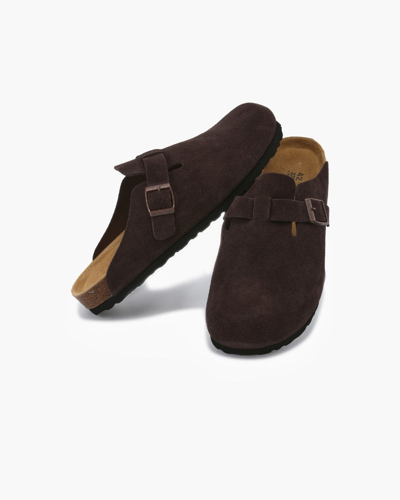 Riviera Suede Clogs