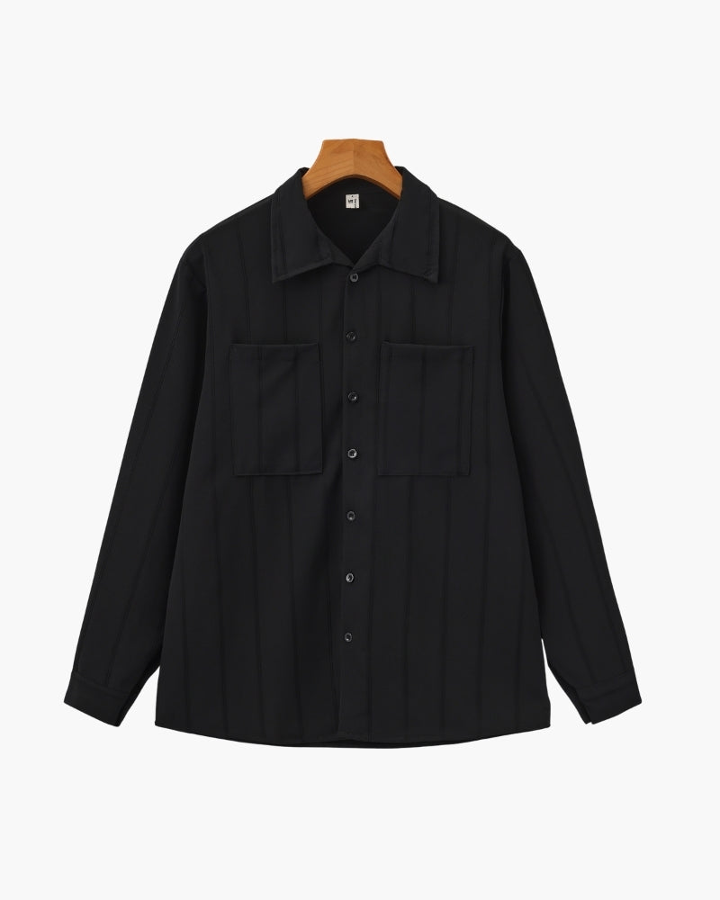 ST Tropez Ribbed Shirt - Old Money
