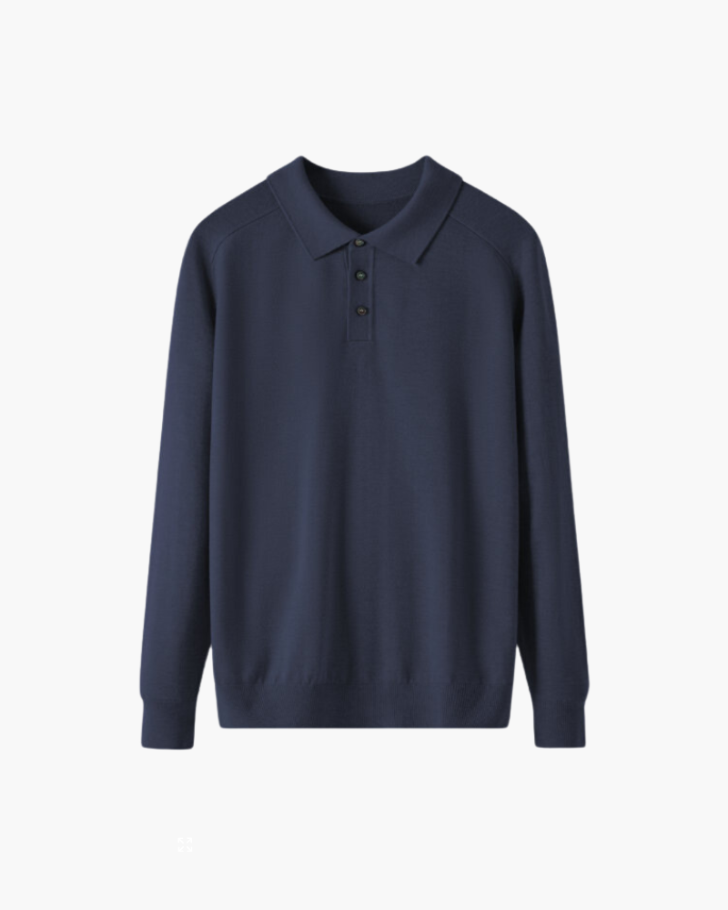100% Premium Wool Polo - Old Money