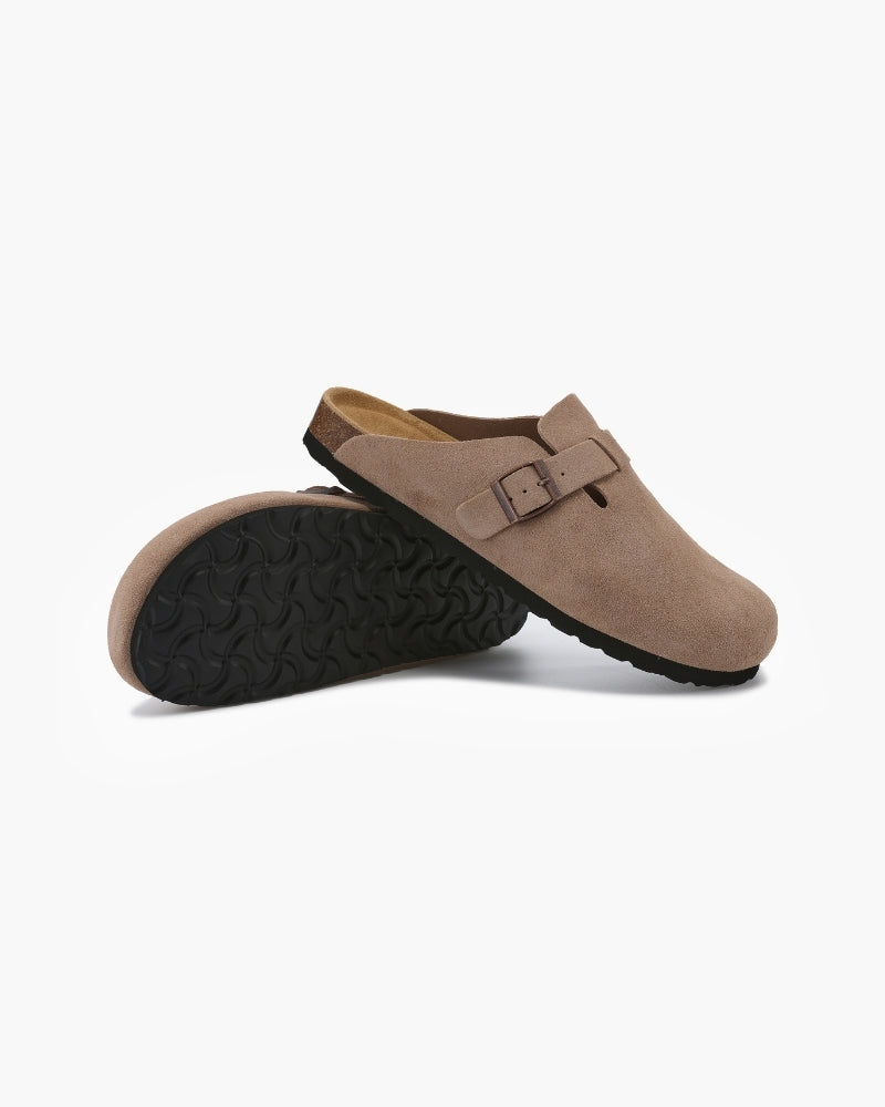 Riviera Suede Clogs