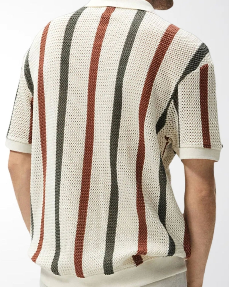 Riviera Resort Stripe Polo
