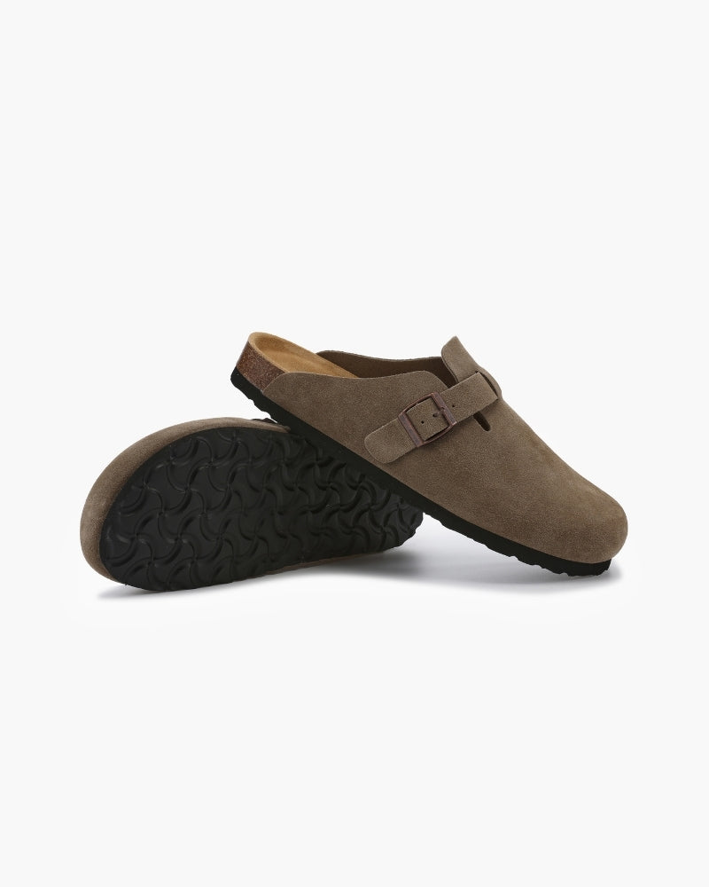 Riviera Suede Clogs