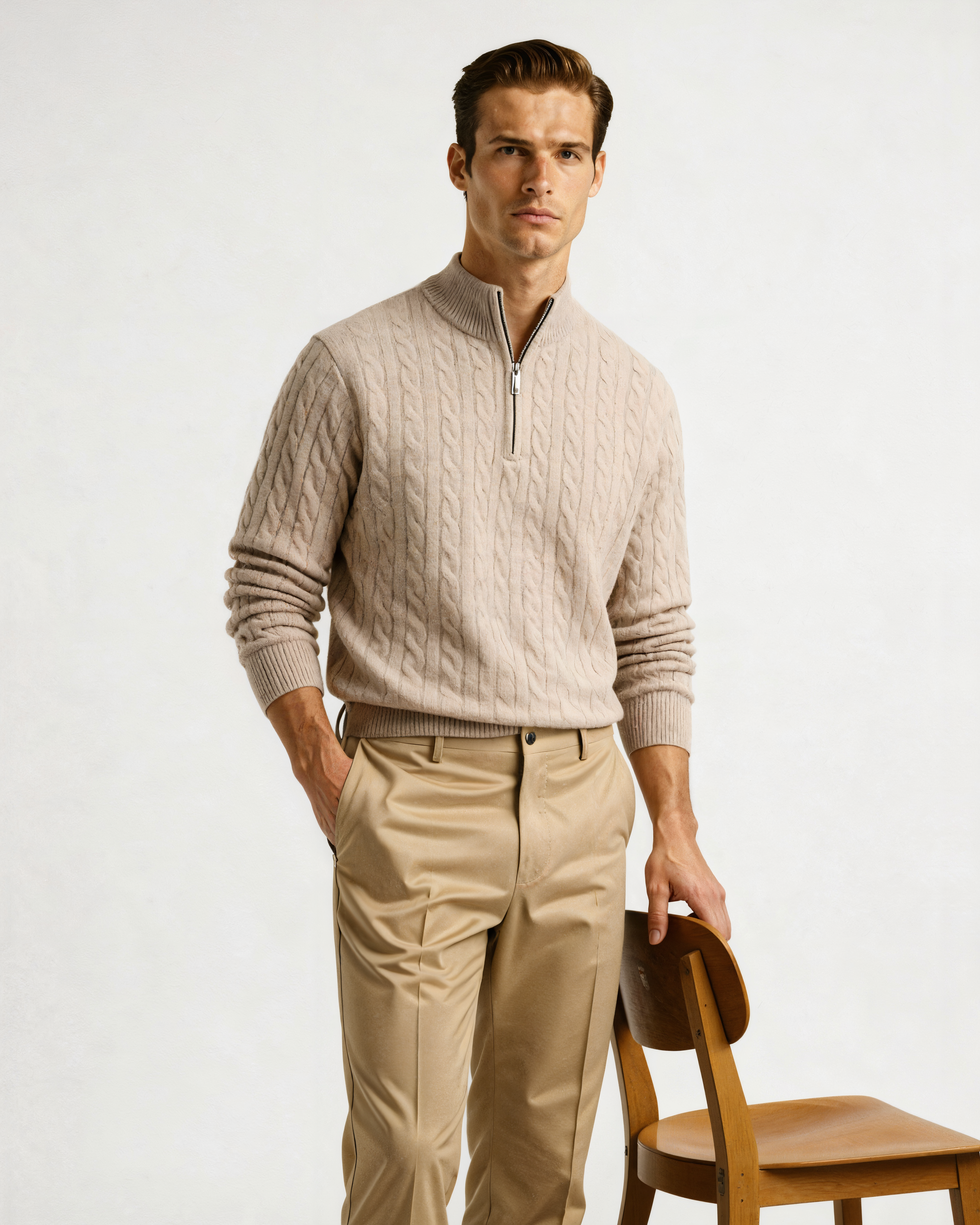 Heritage Cable Knit Half-Zip™