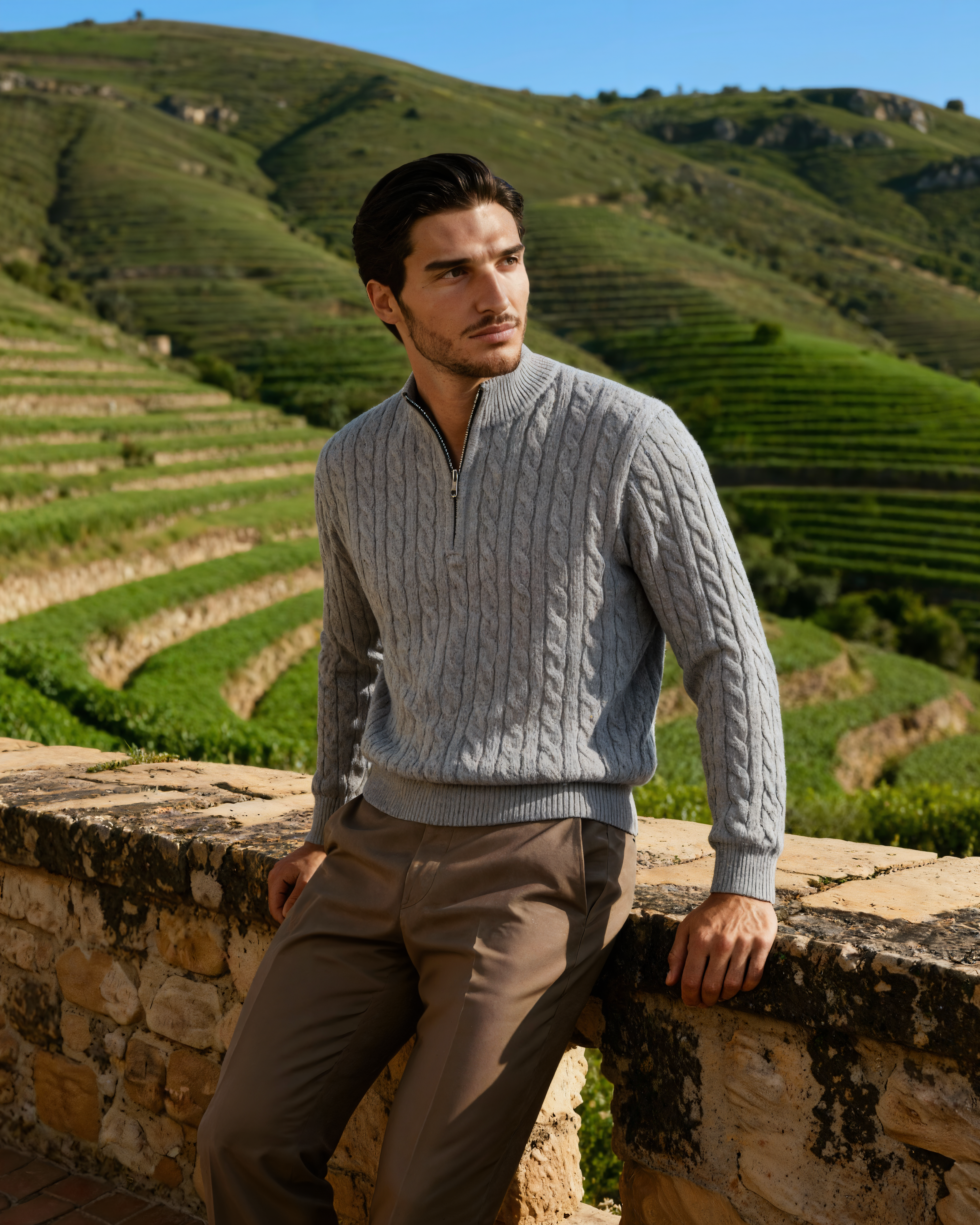 Heritage Cable Knit Half-Zip™