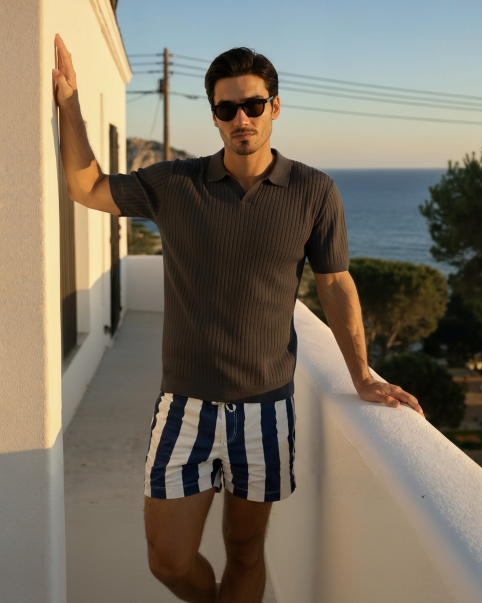 Riviera Ribbed Polo